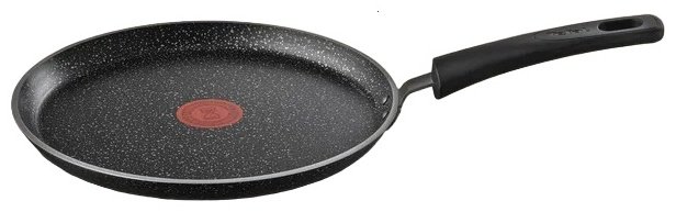 Блинная сковорода Tefal Rock 25 см с антипригарным покрытием, алюминий