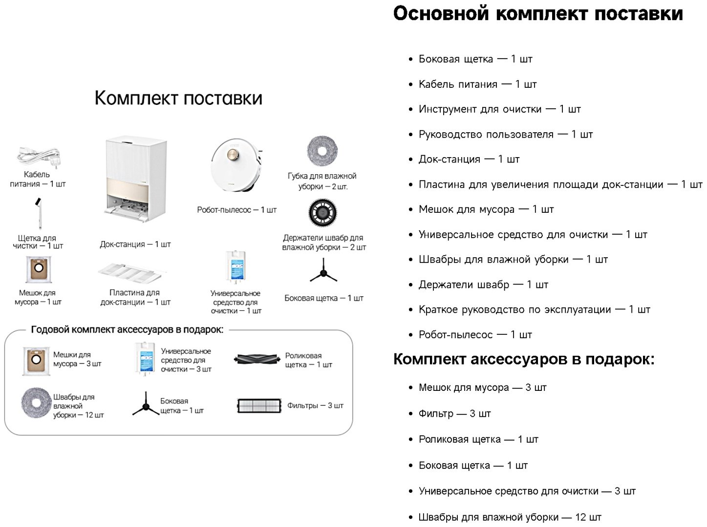 Робот-пылесос DREAME L20 Ultra Complete RLX41CE белый купить,NaN