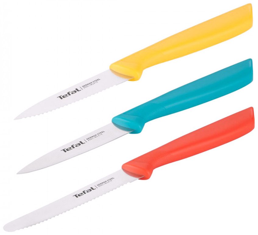 Набор ножей Tefal Colourfood K273S304 2100128559, лезвие: нержавеющая сталь 3 шт