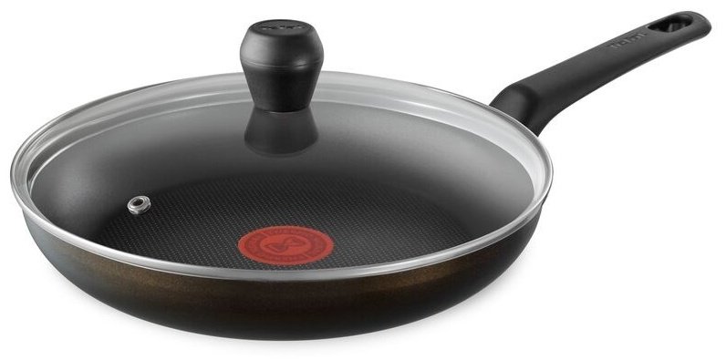 Сковорода Tefal Easy Plus 24 см с антипригарным покрытием, алюминий