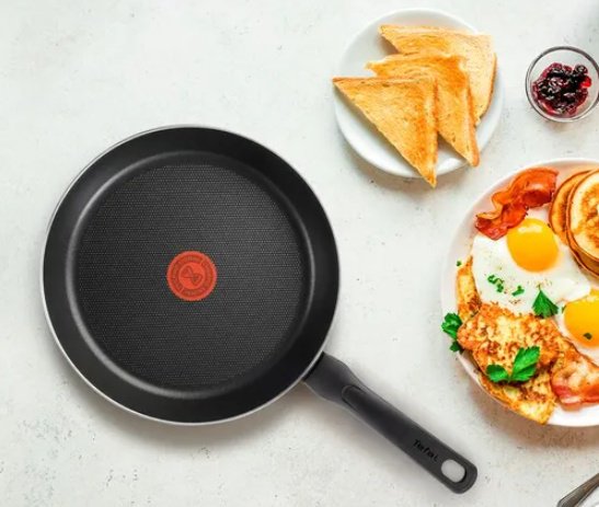 Сковорода Tefal Power 26 см с антипригарным покрытием, алюминий купить,NaN