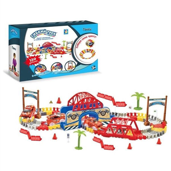 Трек 1toy   Гонки 139  деталей купить,NaN
