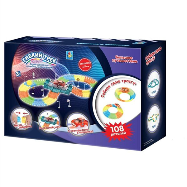 Трек 1toy   Большое путешествие 108  деталей купить,NaN