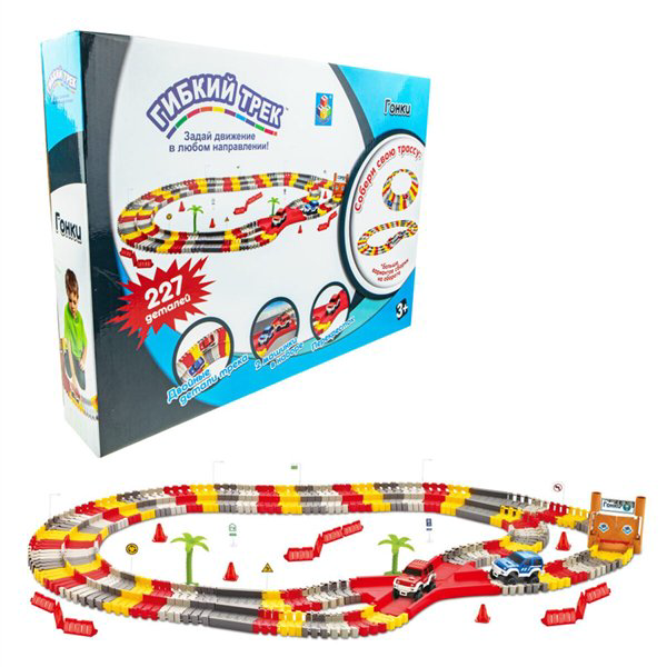 Трек 1toy   Гонки 227  деталей купить,NaN