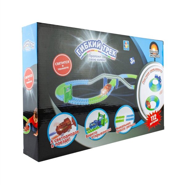 Трек 1toy   Ночной экспресс 112  деталей купить,NaN