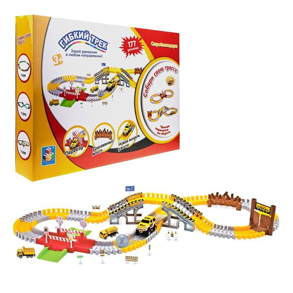 Трек 1toy   Стройплощадка 177  деталей купить,NaN