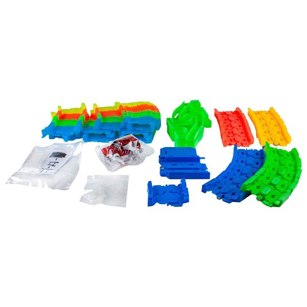 Трек 1toy   со светодиодными лампами 152  деталей  купить,NaN