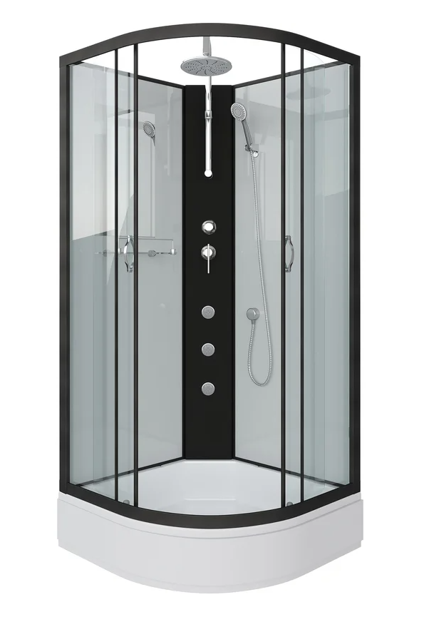 Душевая кабина Niagara NG-6701-14BKTG 90х90х210см