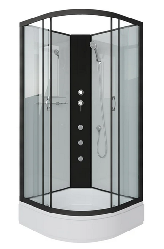 Душевая кабина Niagara NG-6701-14BKG 90х90х200см