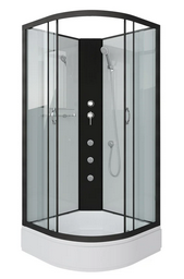 Душевая кабина Niagara NG-6701-14BKG 90х90х200см