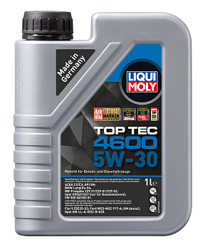 Моторное масло Liqui Moly TOPTEC 4600 5W30 1л купить,NaN