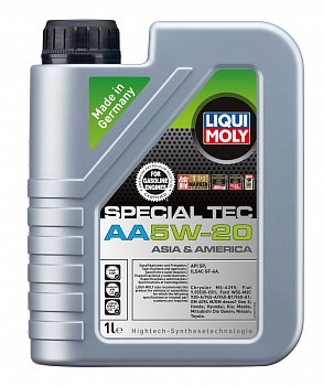 Моторное масло Liqui Moly SPECIAL AA 5W20 1л купить,NaN