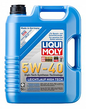 Моторное масло Liqui Moly LEICHTLAUF HIGH TEC 5W40 5л купить,NaN