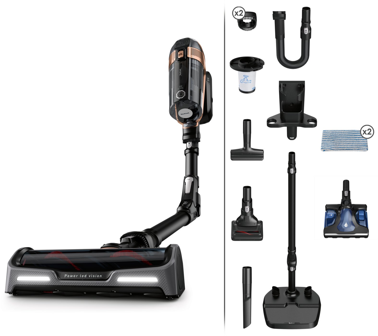 Пылесос Tefal X-Force Flex 15.60 TY99G1WO черный