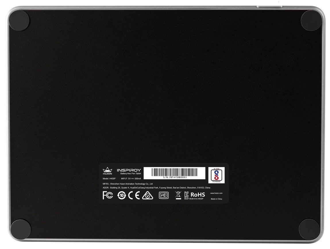 Графический планшет Huion H430P черный - ForteMarket Графический планшет Huion H430P черный купить,0