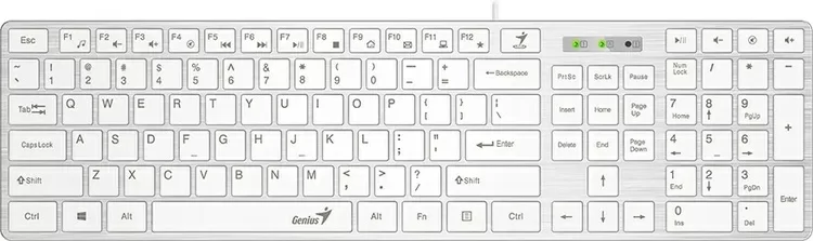 Клавиатура Genius SlimStar 126 31310017410 White