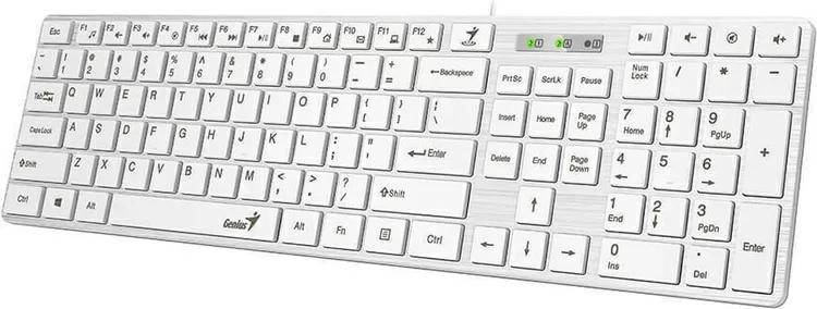 Клавиатура Genius SlimStar 126 31310017410 White - ForteMarket Клавиатура Genius SlimStar 126 31310017410 White купить,0