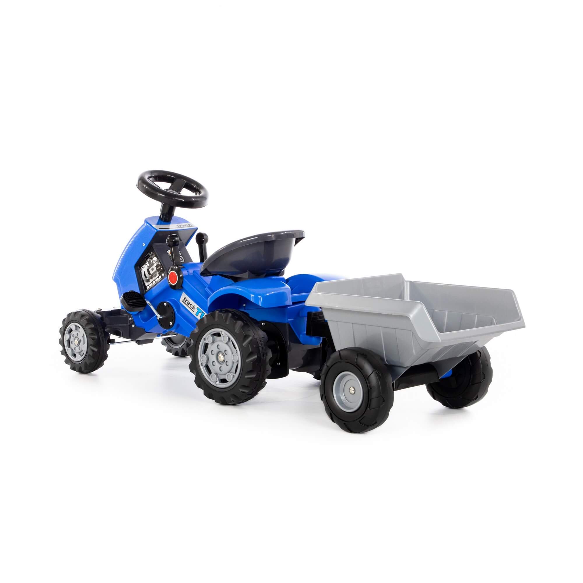 Каталка Полесье Трактор с педалями Turbo-2 84651 синяя купить,0