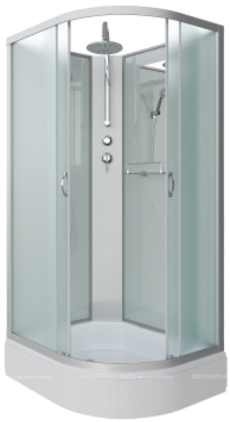 Кабина душевая Niagara NG-33294-14LBKT 120х90х215см серый купить,NaN