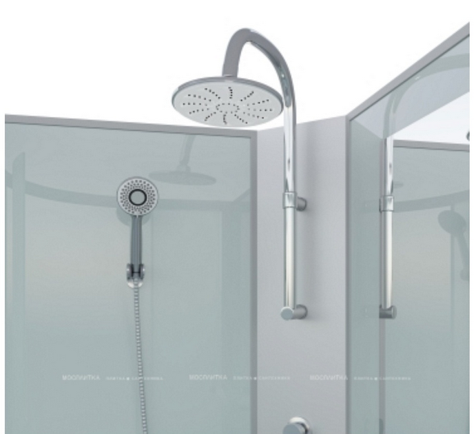 Кабина душевая Niagara NG-33294-14LBKT 120х90х215см серый купить,NaN