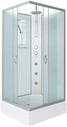 Кабина душевая Niagara NG-33984-14QBKTG 90х80х215см серый