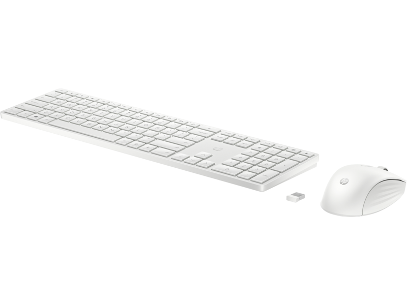 Клавиатура+мышь HP 650 4R016AA белая