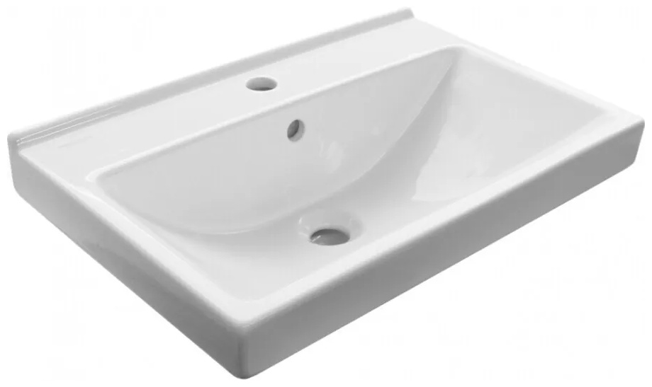 Умывальник Sanita Luxe Fest 60 60.5х40.3см белый