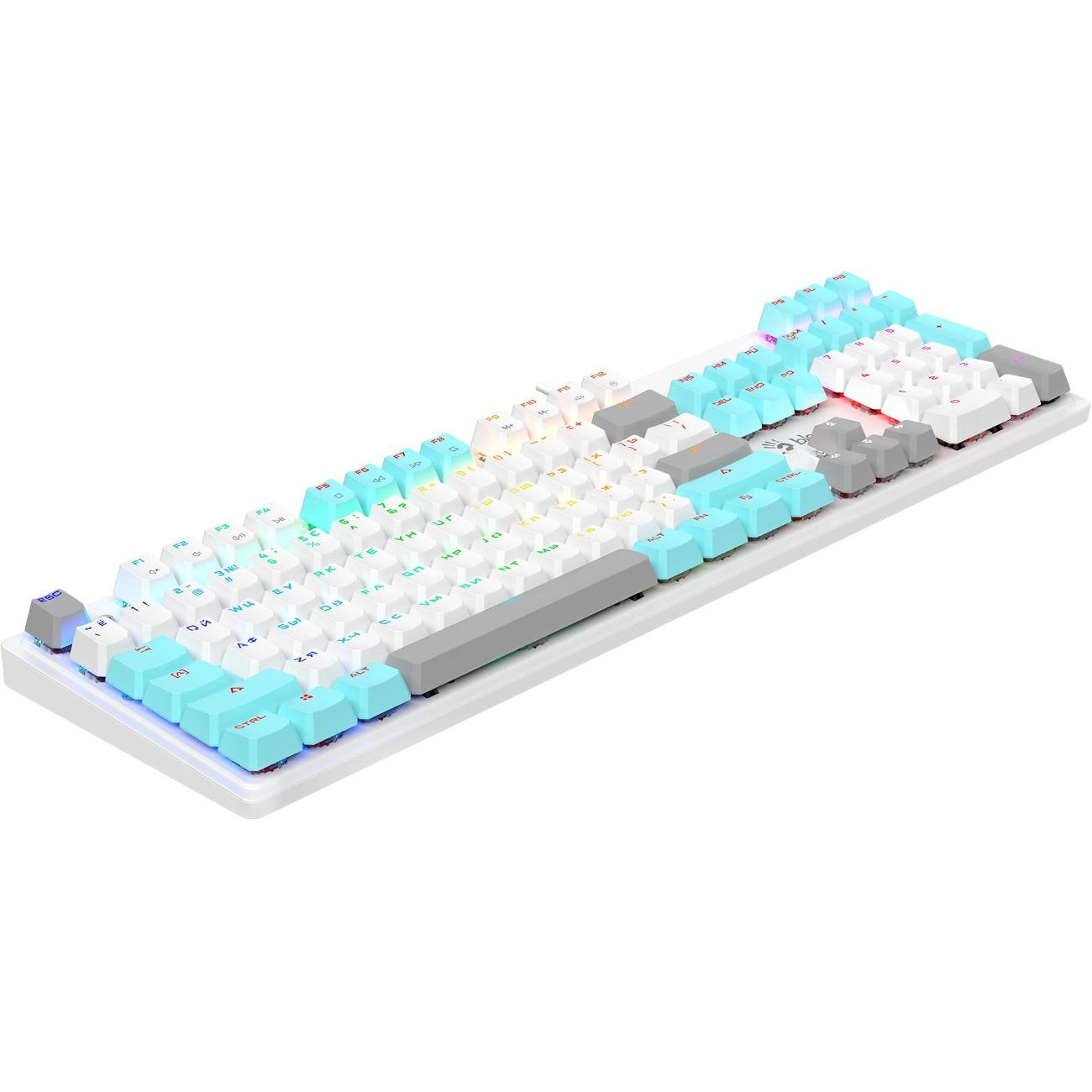 Клавиатура A4Tech Bloody S510R-Icy White Brown  купить,0
