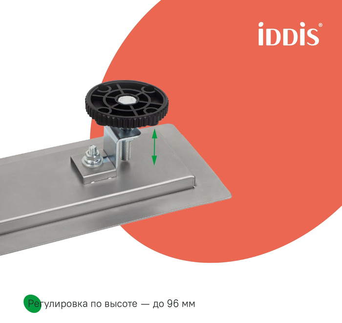 Лоток душевой Iddis 975A6SB10DZ 7х60см серый купить,39600