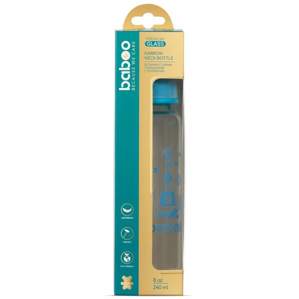 Бутылочка  Baboo Marine 3м+ 240мл  синяя купить,NaN