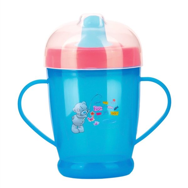 Кружка-поильник Baboo Me to You с носиком 9м+ 250мл синяя купить,NaN