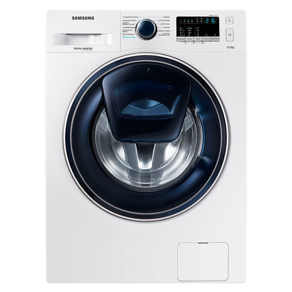 Стиральная машина Samsung WW60K40G09WDLD белая купить,NaN