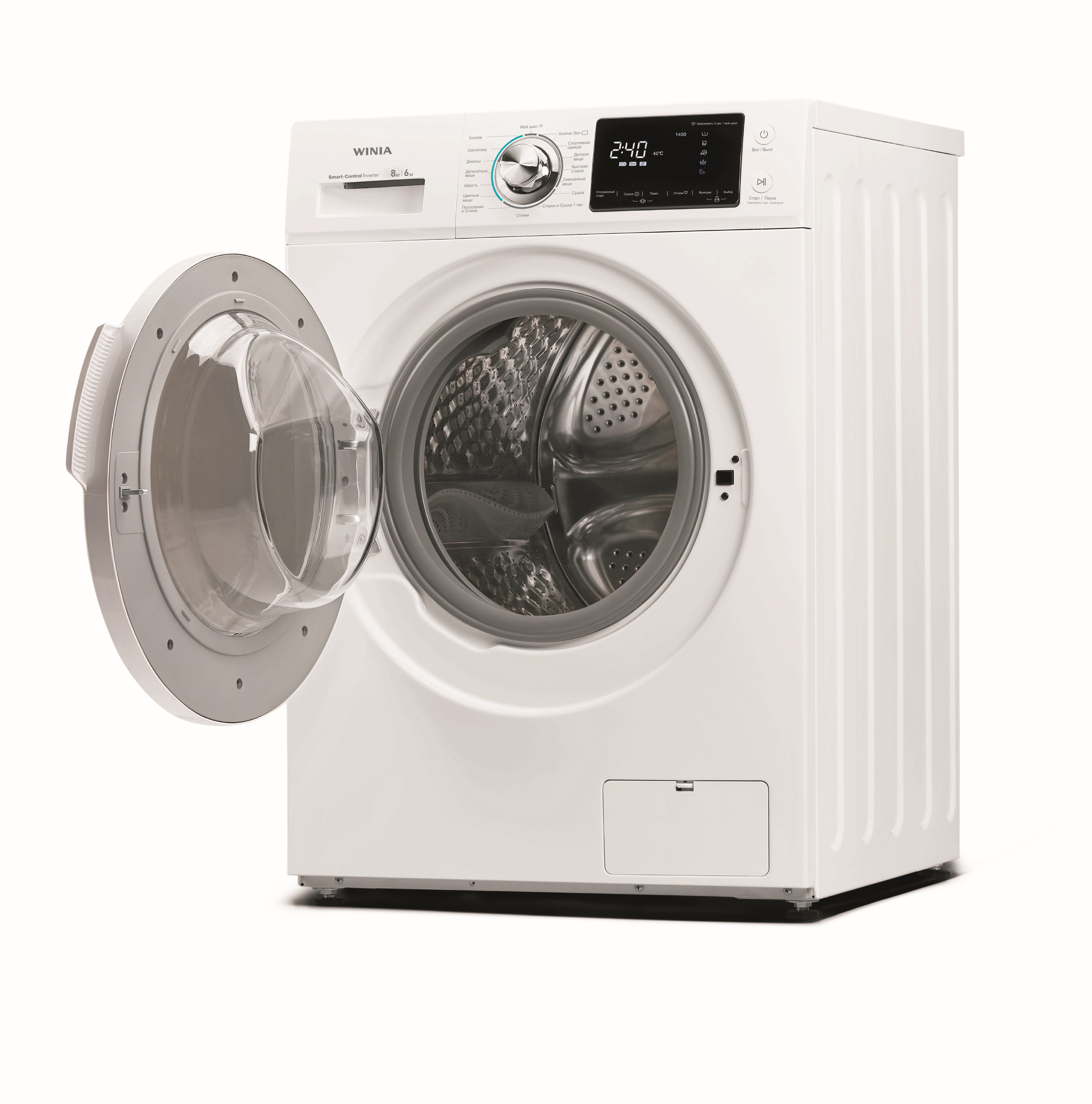 Стиральная машина Winia MIE-R812D1BP белая