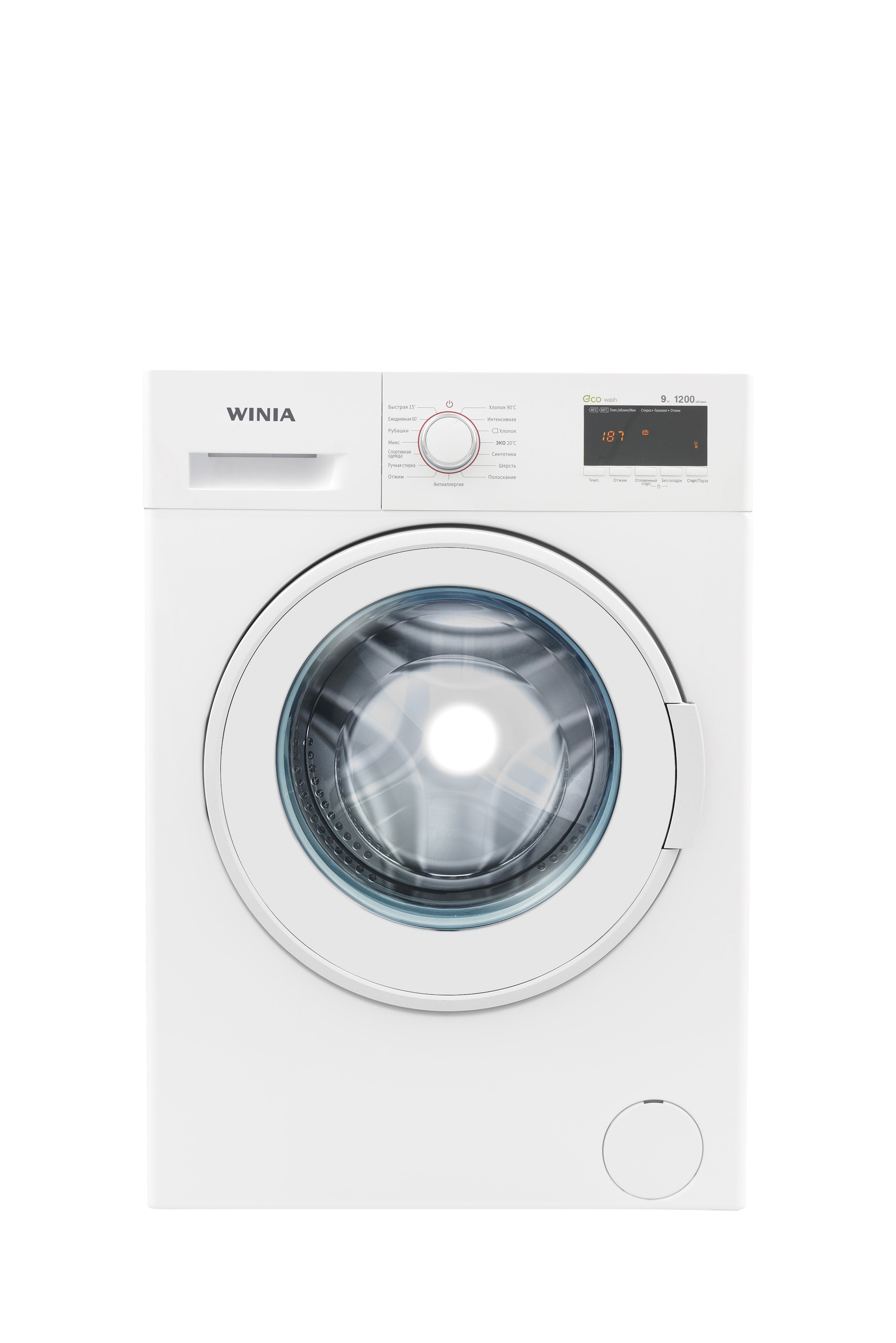 Стиральная машина Winia WMD-R912D1BW белая