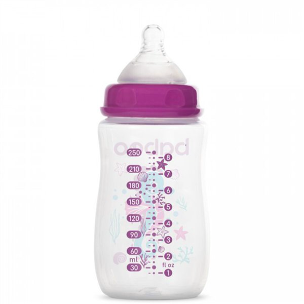 Бутылочка  Baboo  Sea life 3м+ 250мл  фиолетовая купить,NaN