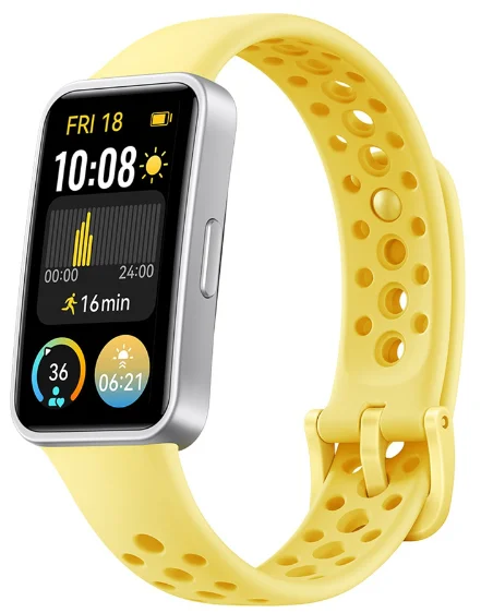 Фитнес-браслет Huawei Band 9 Kim-B19 37мм Yellow Fluoroelastomer Strap