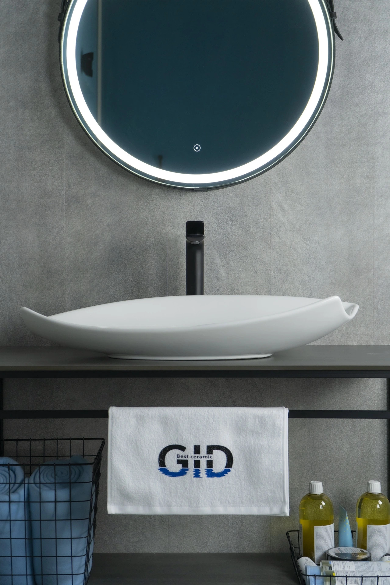 Раковина Gid Creativo 51171 N9178 белый