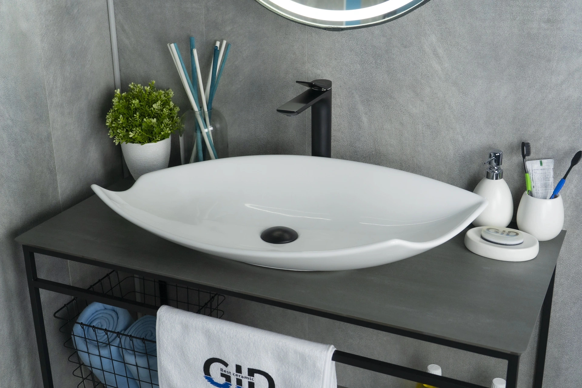 Раковина Gid Creativo 51171 N9178 белый купить,92535
