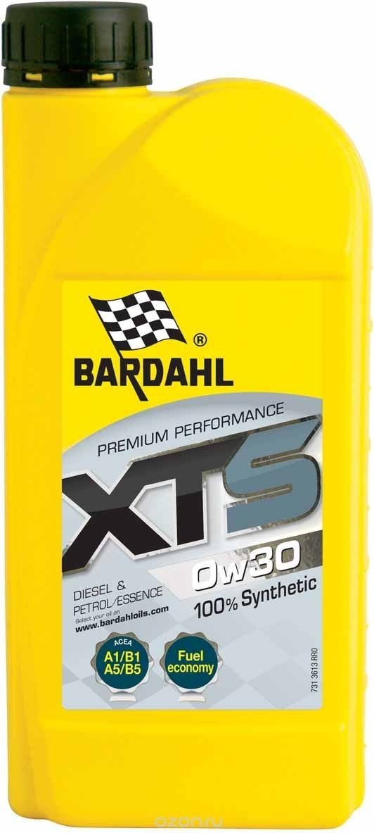 Моторное масло Синтетическое Bardahl XTS 0W-30 1 л купить,NaN