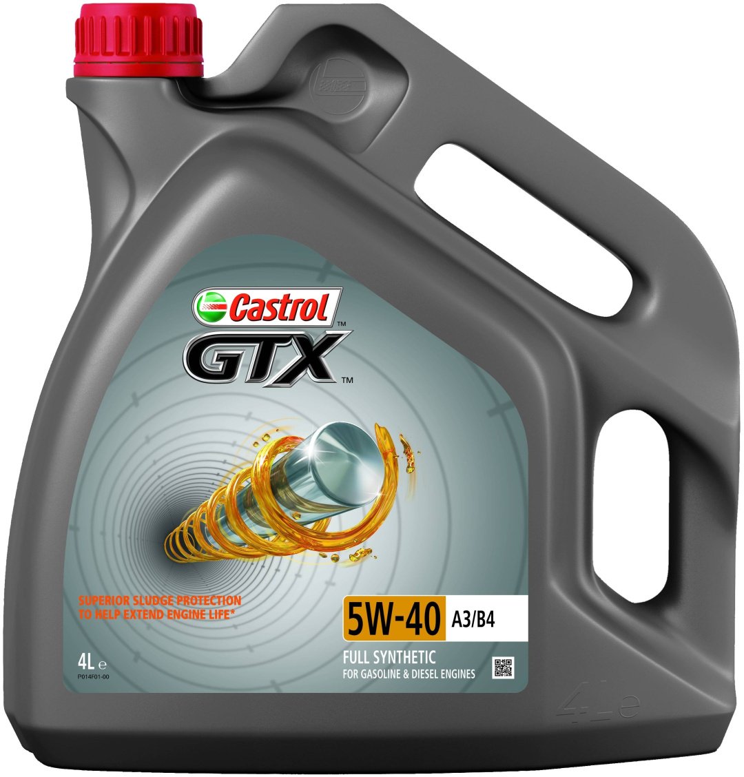 Моторное масло Синтетическое Castrol GTX 5W-40 4 л купить,NaN