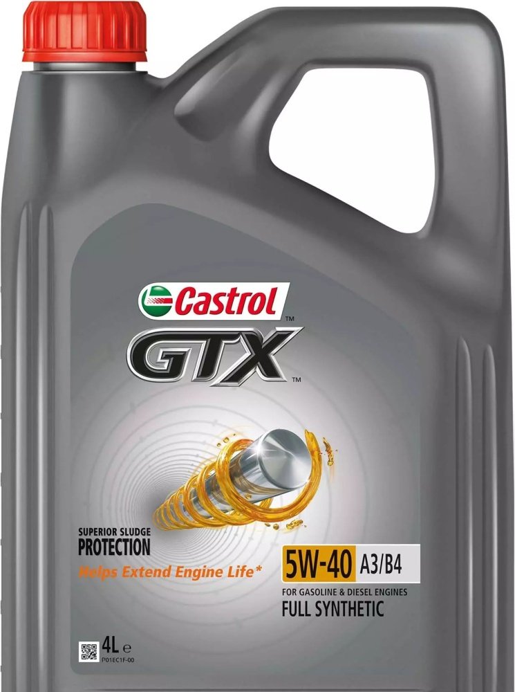 Моторное масло Синтетическое Castrol GTX 5W-40 4 л купить,NaN