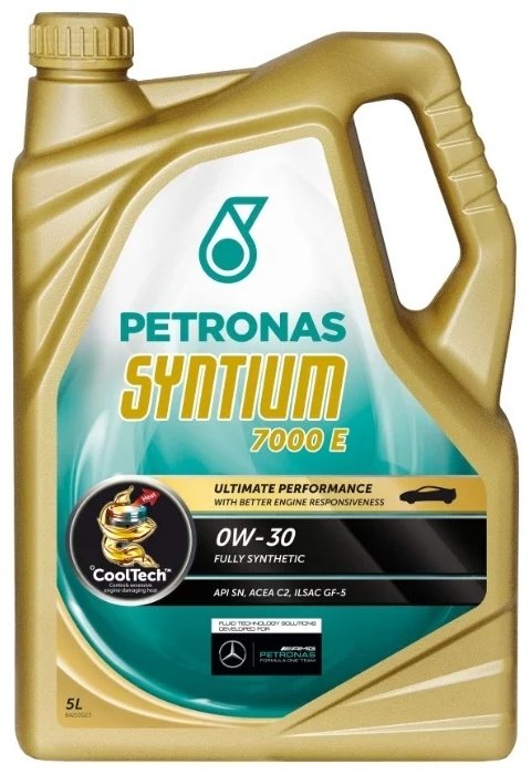 Моторное масло Синтетическое Petronas Syntium 0W-30 5 л купить,NaN