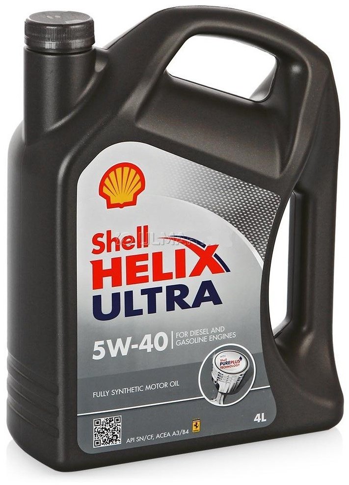 Моторное масло Синтетическое SHELL Ultra 5W-40 4 л купить,38000