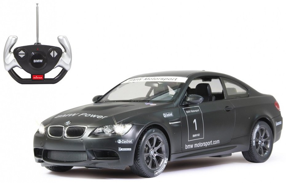 Машинка BMW M3 Sport version на радиоуправлении Rastar 48000B, черный купить,NaN