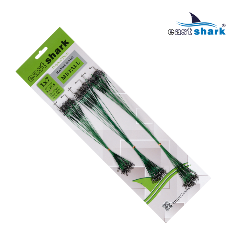 Рыболовный поводок EastShark 1001535 зеленый купить,NaN