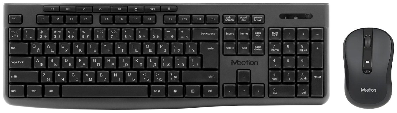 Клавиатура MeeTion CW295 Black черный купить,NaN