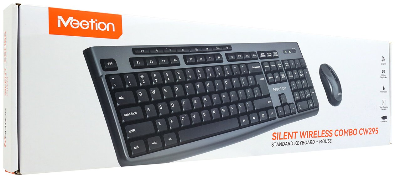 Клавиатура MeeTion CW295 Black черный купить,NaN
