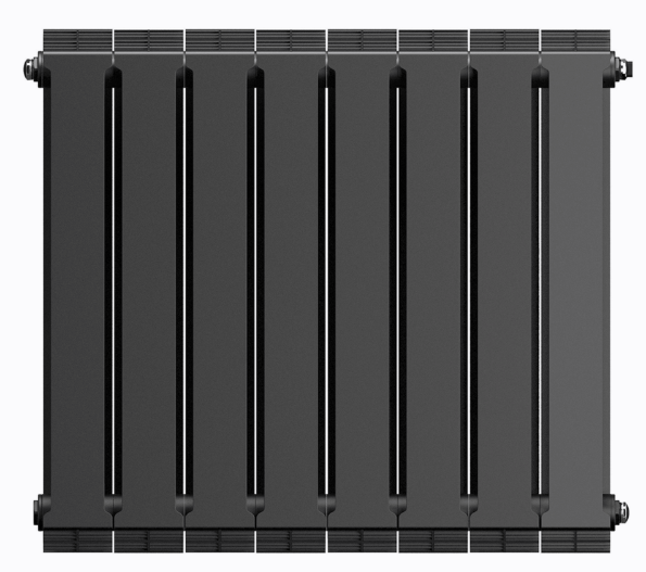 Радиатор биметаллический Royal Thermo PianoForte 500 new Noir Sable 8 секций купить,98400