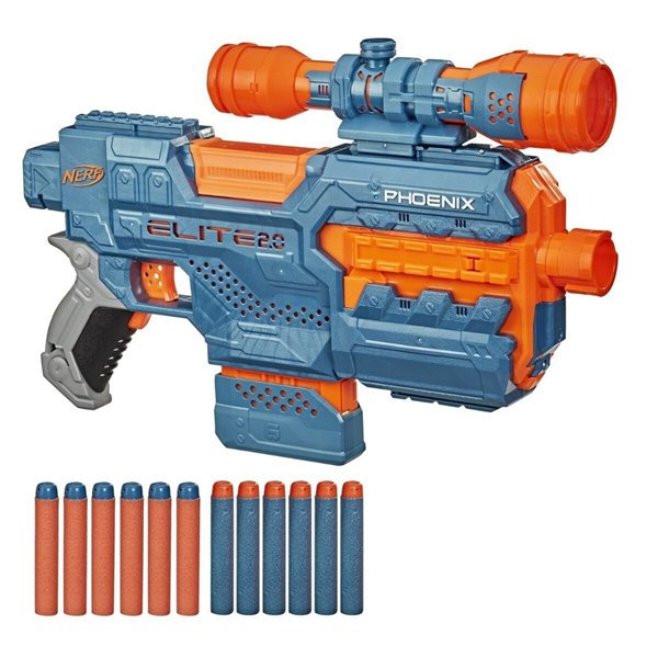 Бластер Hasbro Nerf Elite 2.0 Феникс E9961EU4 синий купить,NaN