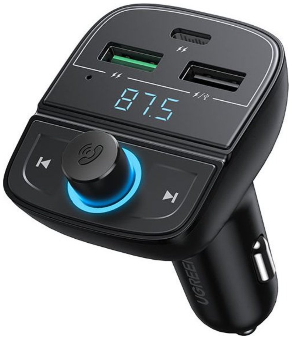 FM-трансмиттер Ugreen CD229 черный купить,NaN